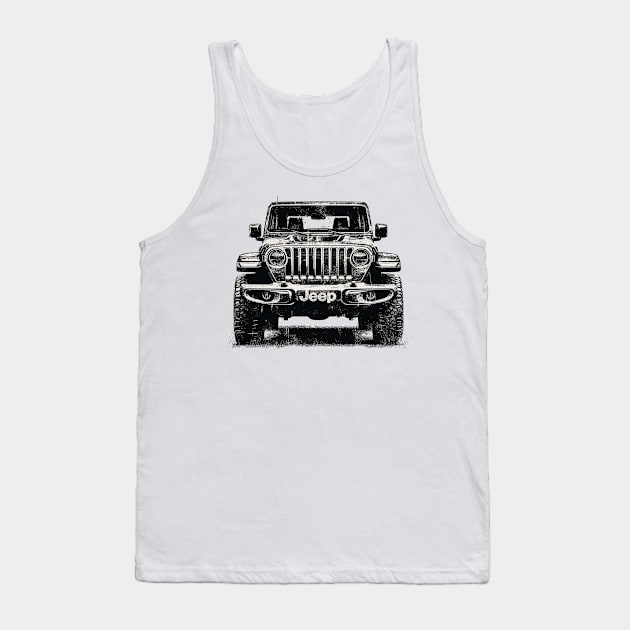 Jeep Gladiator Tank Top by Vehicles-Art